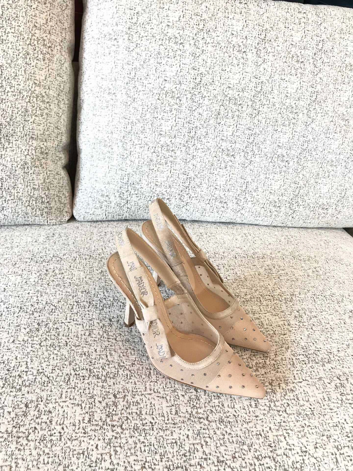 coco-- embroidery Heel height1cm 6.5cm 9.5cm slingback 2colour item : B-X024B25139-2
